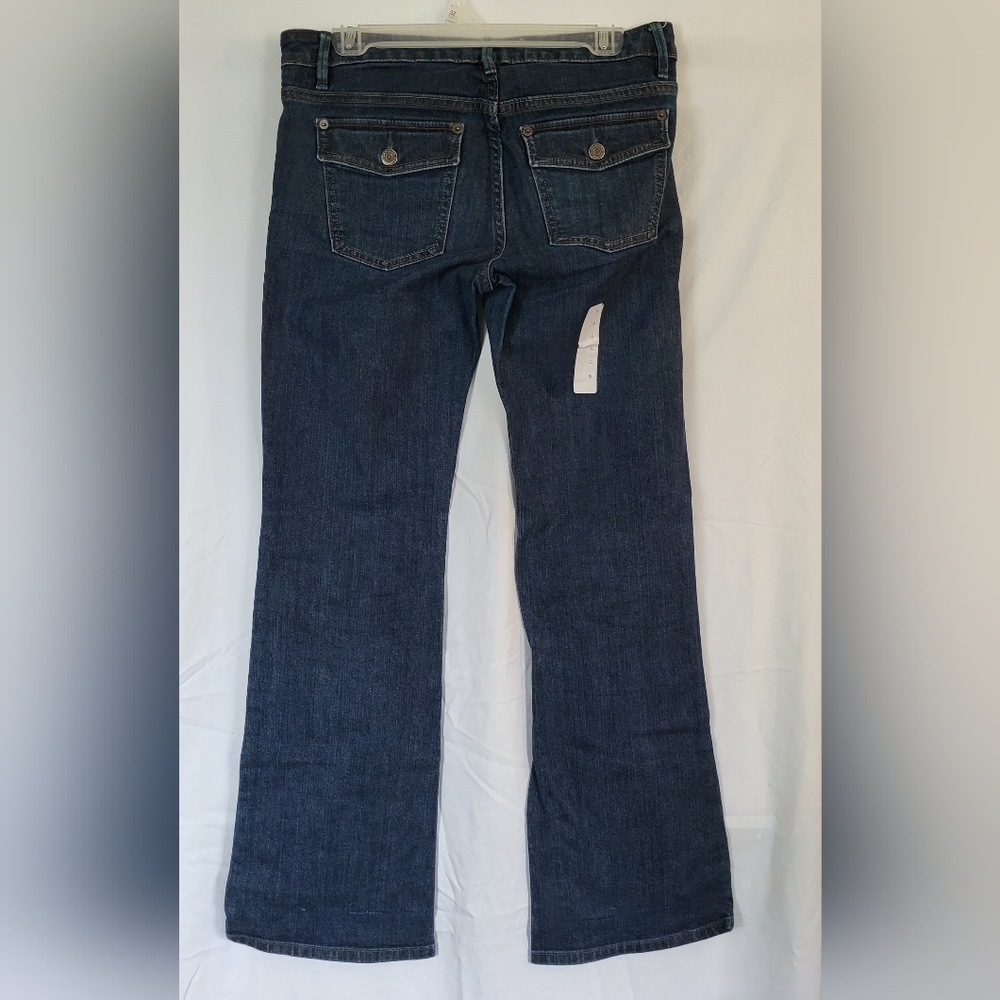 Banana Republic Womens Dark Wash Boot Cut 6R NWT - Picture 6 of 10